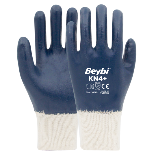 Beybi KN4+ Pamuk Nitril Eldiven Beybi KN4+ Pamuk Nitril Eldiven