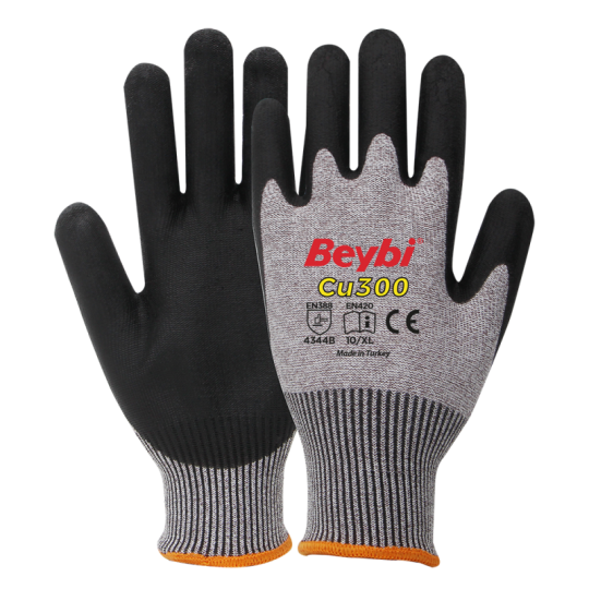 Beybi CU300 Poliüretan Kaplı Kesilmeye Dirençli Eldiven Beybi CU300 Poliüretan Kaplı Kesilmeye Dirençli Eldiven