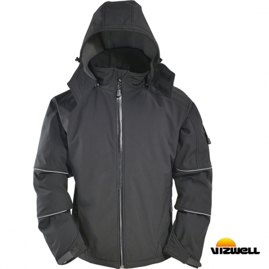 Vizwell™ VWJK112 Dış Mekan Softshell Model Mont Vizwell™ VWJK112 Dış Mekan Softshell Model Mont
